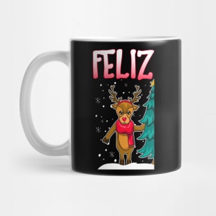 Feliz Navidad Matching Couple Sweaters Mug